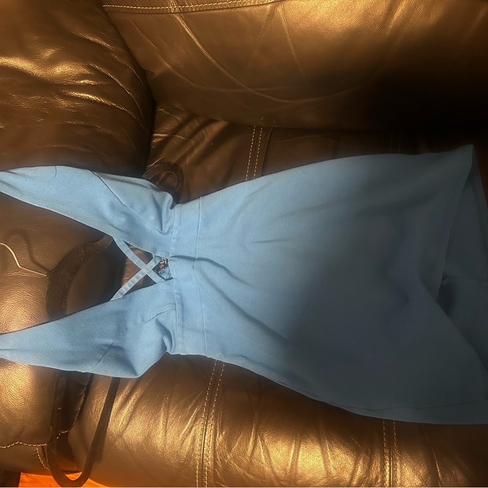 Blue Sleeveless Dress